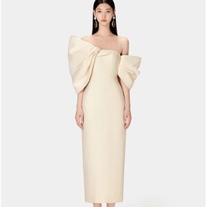 Cult Mia Montsand Ivory Big Bow Dress
